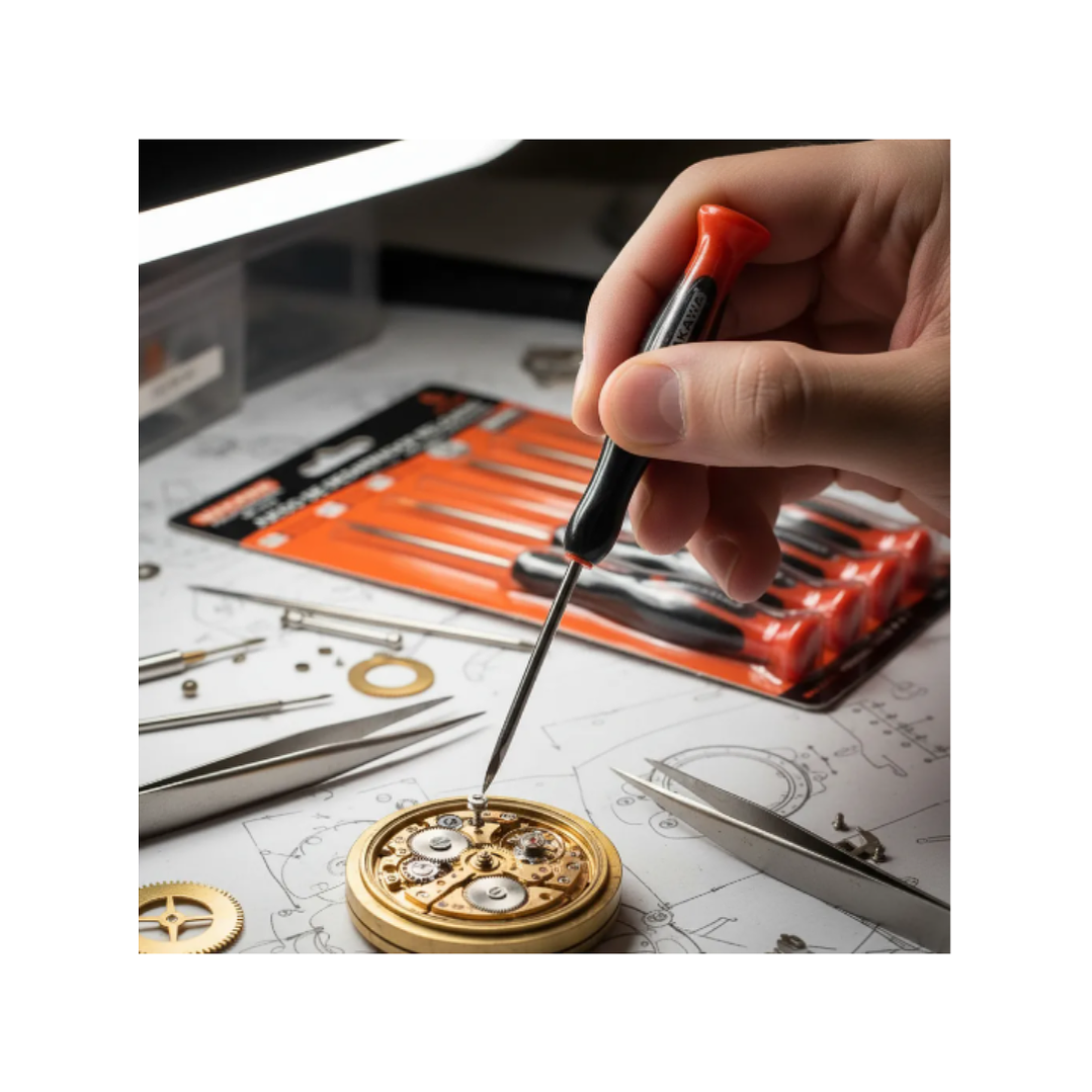 Jgo Destornillador Relojero 6pcs Makawa Mk0195 4