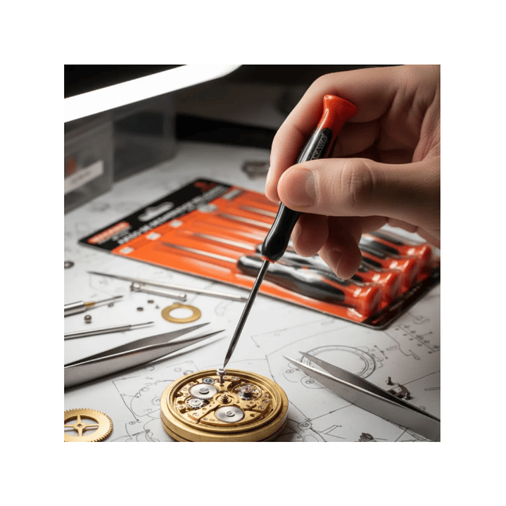 Jgo Destornillador Relojero 6pcs Makawa Mk0195 4