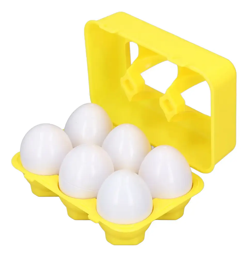 Huevos de encaje formas y colores 6 pcs 2