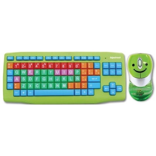KIT TECLADO/MOUSE USB KIDS BIG BUTTON