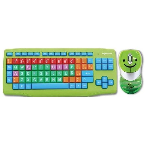 KIT TECLADO/MOUSE USB KIDS BIG BUTTON 
