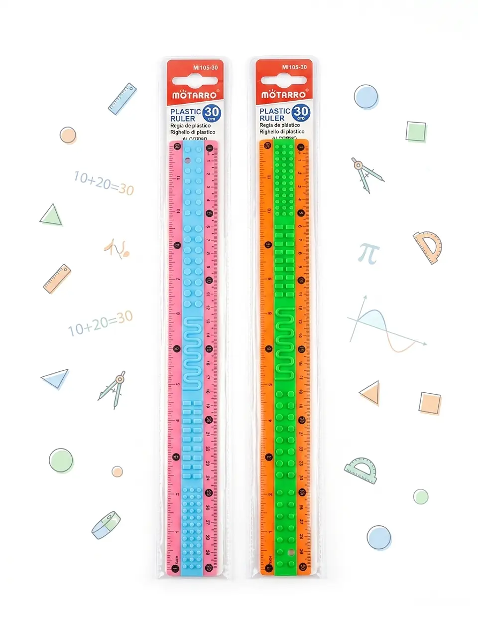 Regla texturada Kids 30cm 1