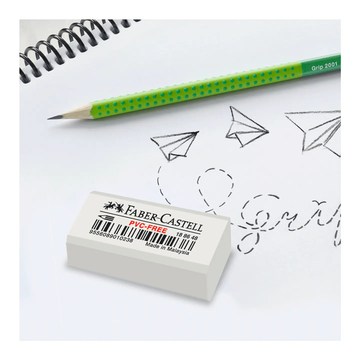 Goma de Borrar Faber Castell Pvc Free 7086-40 2
