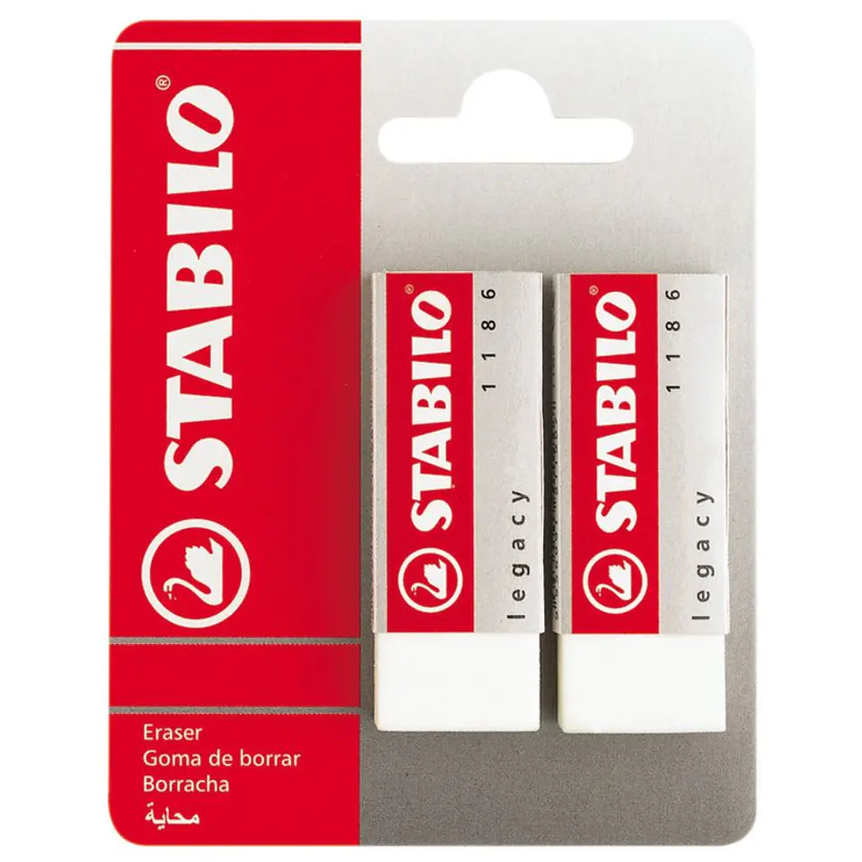 Goma de Borrar Stabilo 2 Un 1