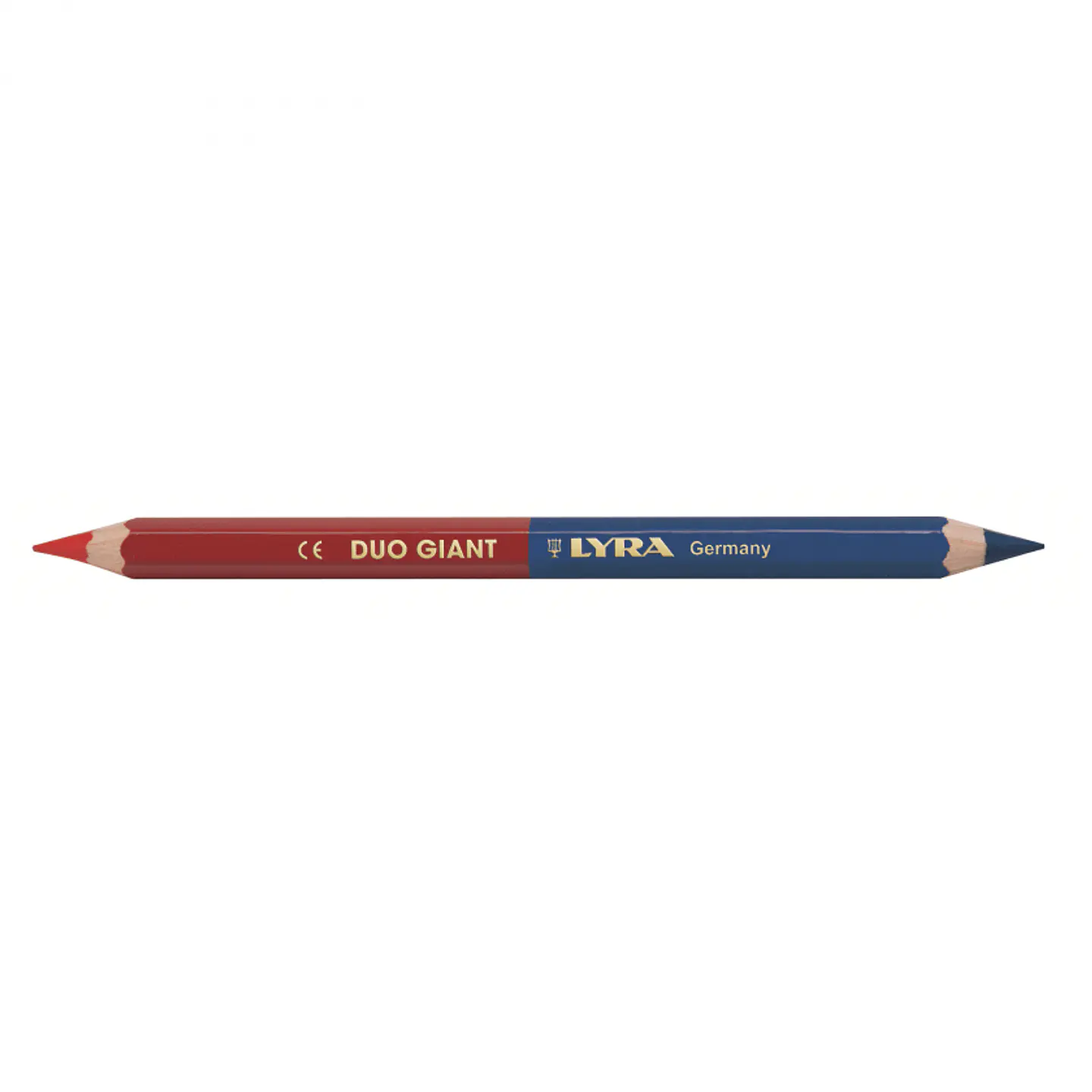 Lápiz Carpintero Bicolor Lyra Duo Giant Rojo / Azul 1