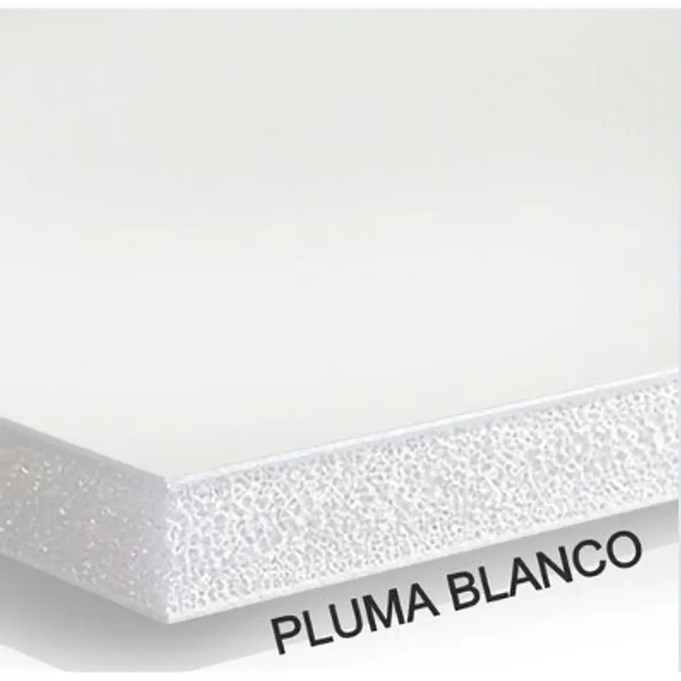 Cartón Pluma Blanco 50*70cm*3mm 1