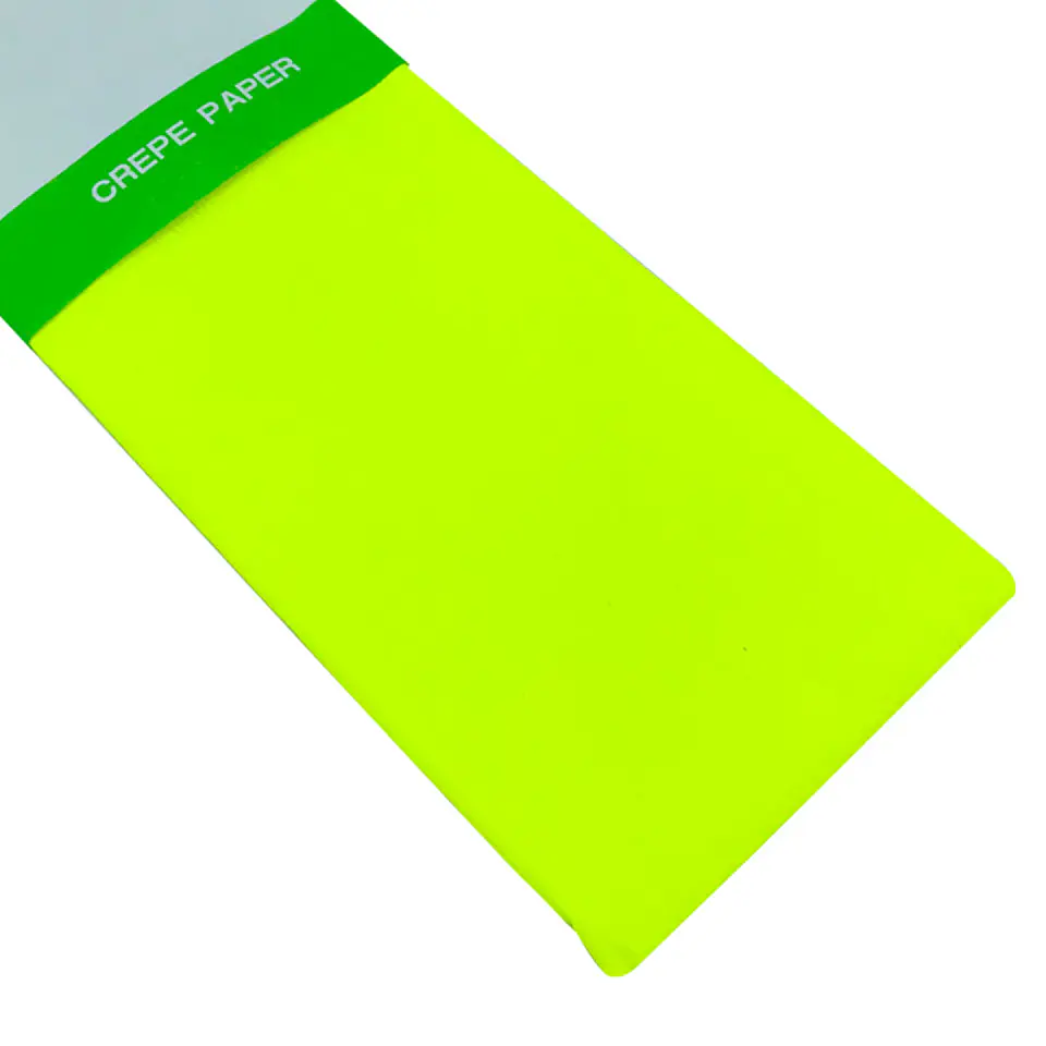 Papel Crepe Fluorescente 50*200cm 10unidades 2