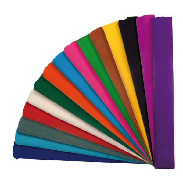 Papel Crepe 50*200cm 10unidades