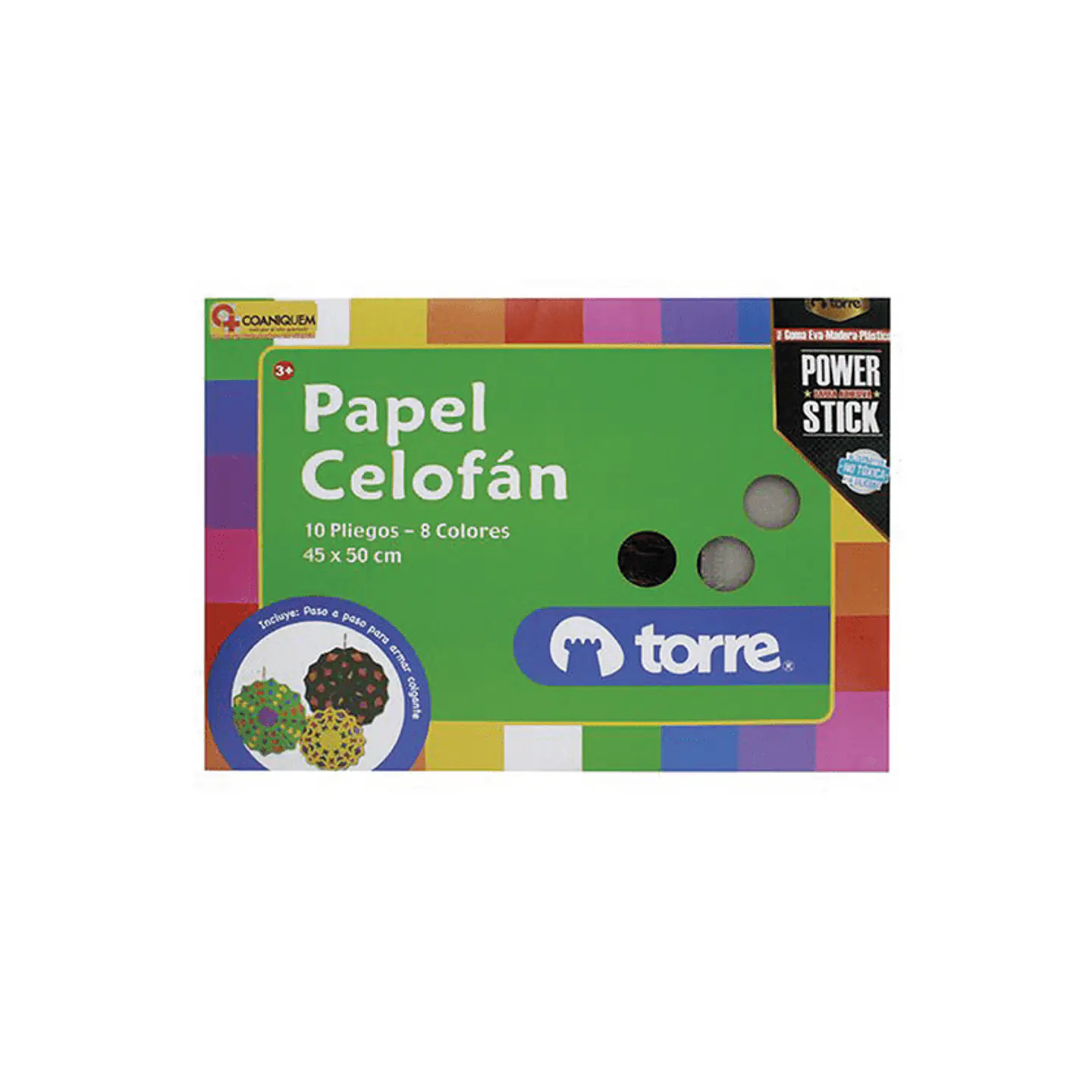 Carpeta Torre Papel Celofán 45*50cm  10 Hojas 1