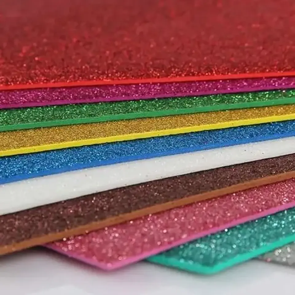Goma  Eva 40*60 Glitter 10unidades 1