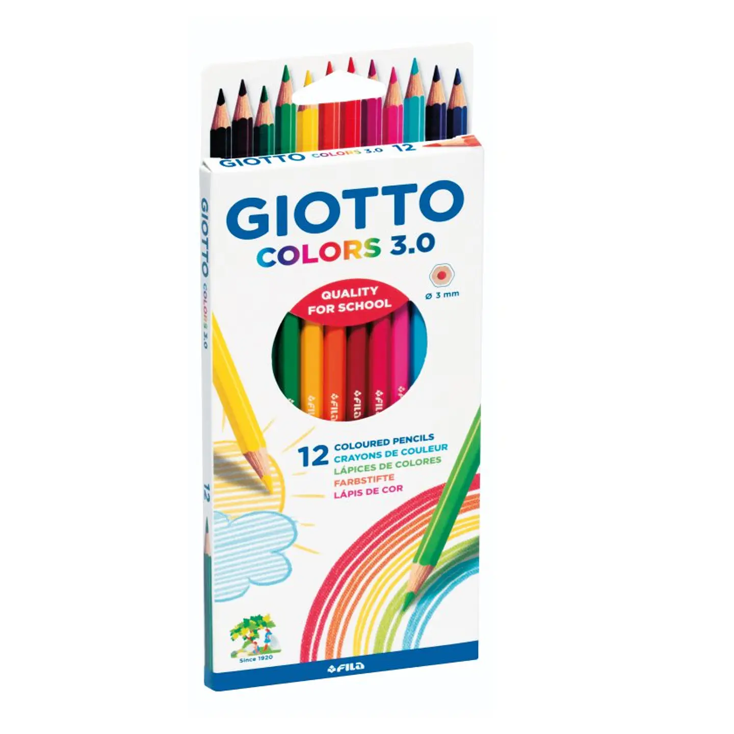 Lápices De Color Giotto 12 Unidades 1