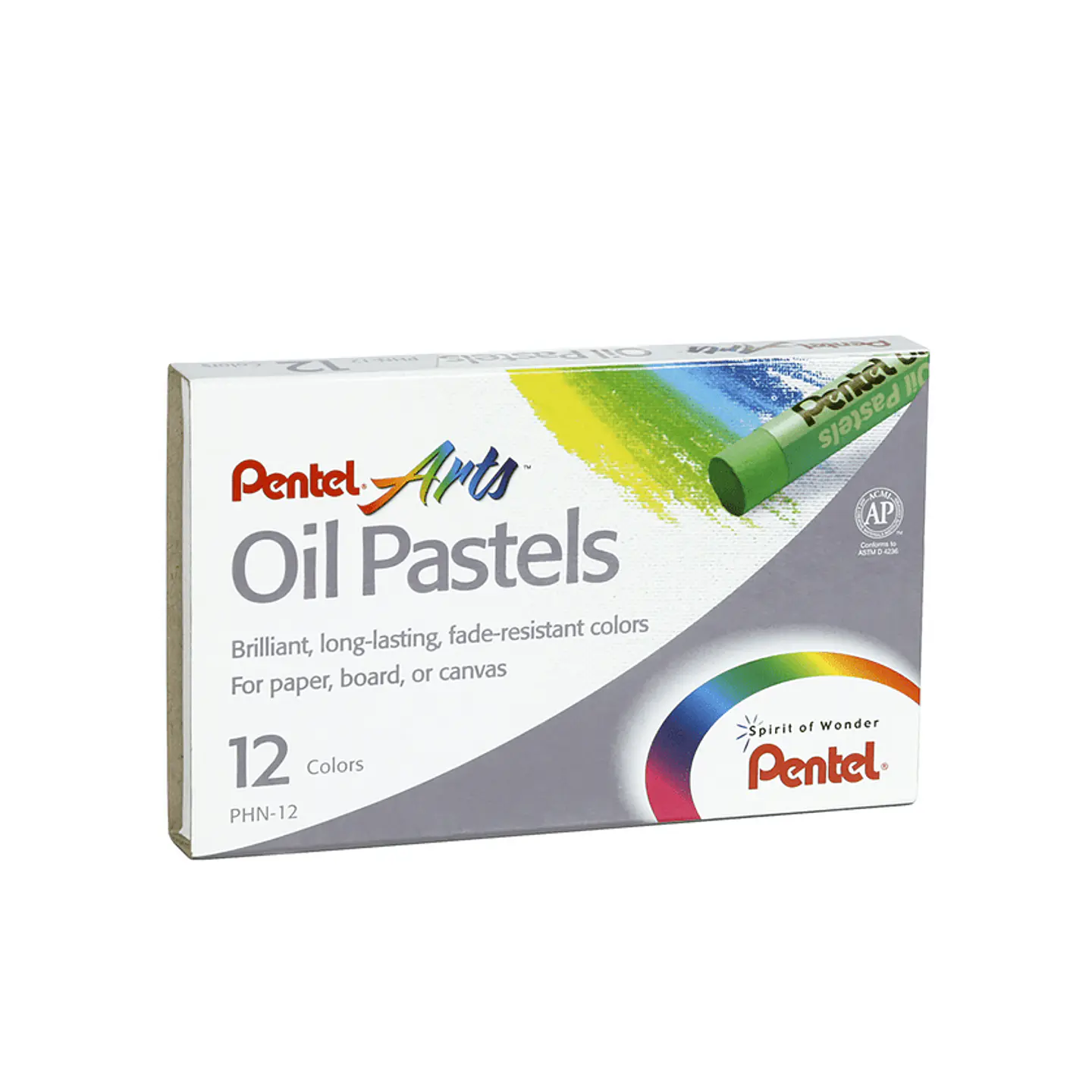 Lápiz Pastel Pentel 12 Colores 1