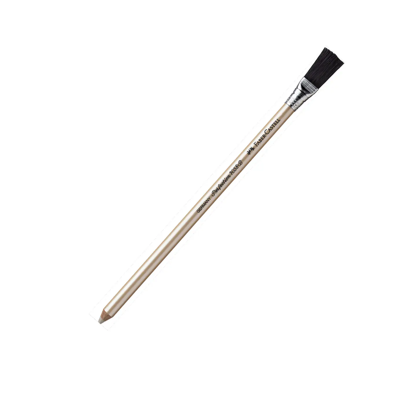 Lápiz goma con Cepillo Faber-Castell Redondo Perfection 7058B Blanco 1