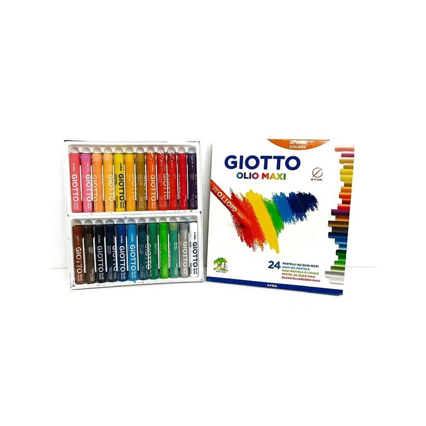 Lápiz Pastel Giotto 24 Colores Al Óleo 1
