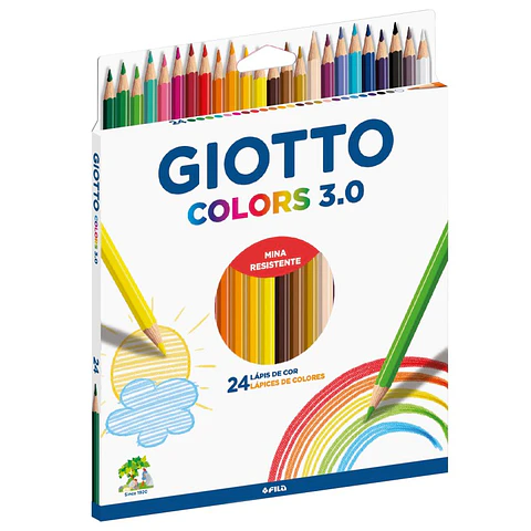 Lápices De Colores Giotto 24 Unidades