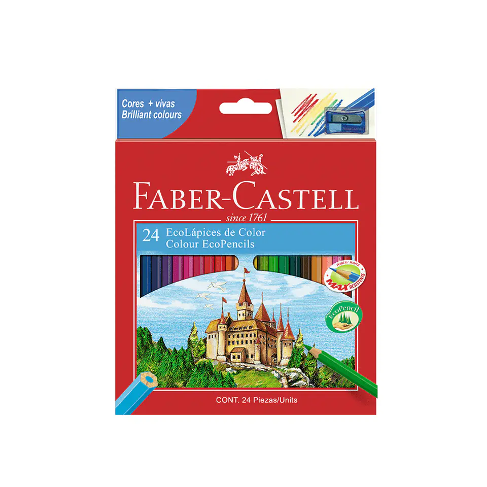 Lápices De Color Faber Castell 24 Colores 1