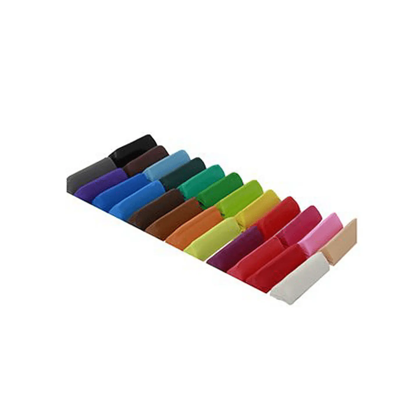 Plasticina Torre Doble Color Fluor 24 Colores 2