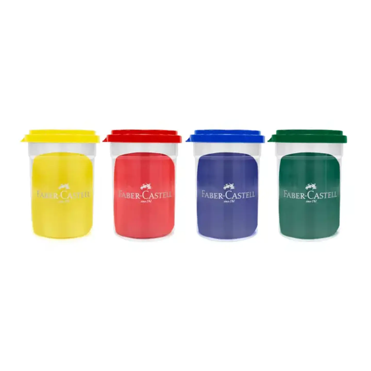 Masa para Modelar Faber Castell Little Creatives Set de 4 Colores 140g 2