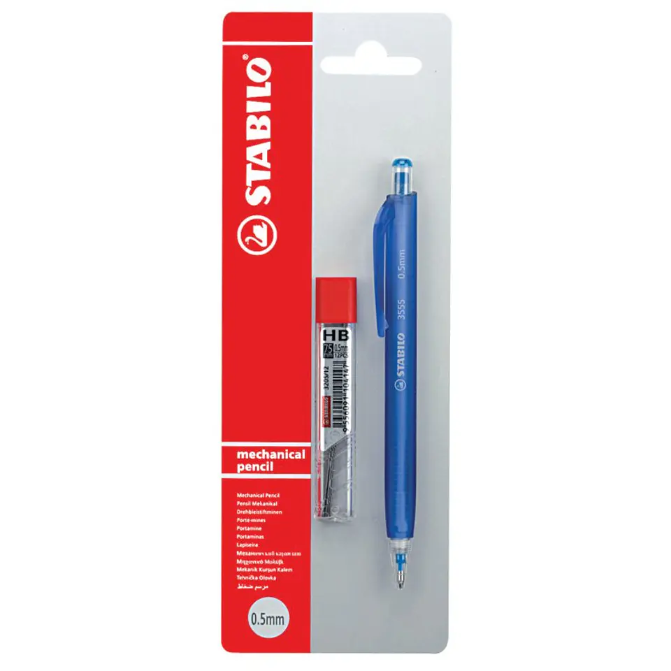 Portamina Stabilo 0.5mm Azul 1