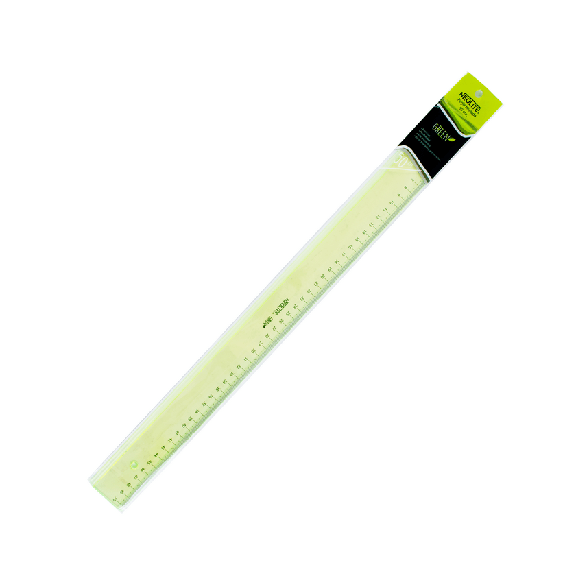Regla Biselada Transparente GREEN NEOLITE
