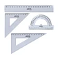 Set Geometría Neolite 4 Piezas Transparentes 20cm - Miniatura 2