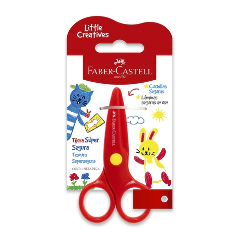Tijera Escolar Faber Castell Little Creatives