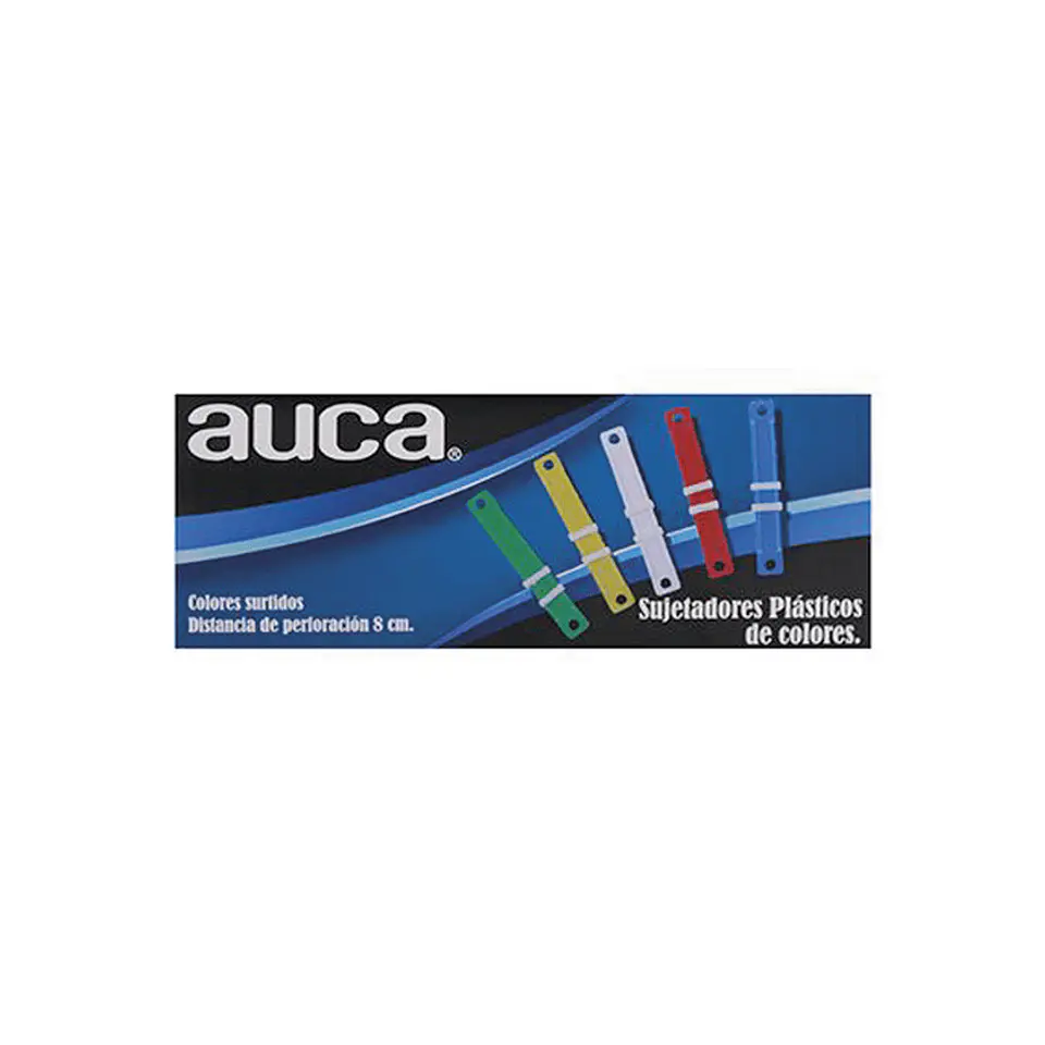 Accoclip Auca Plástico Colores 50Un 1