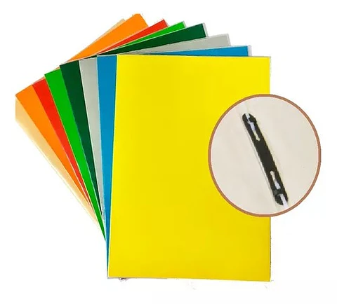 Carpeta Archivador Accoclip Plastificado Oficio Colores