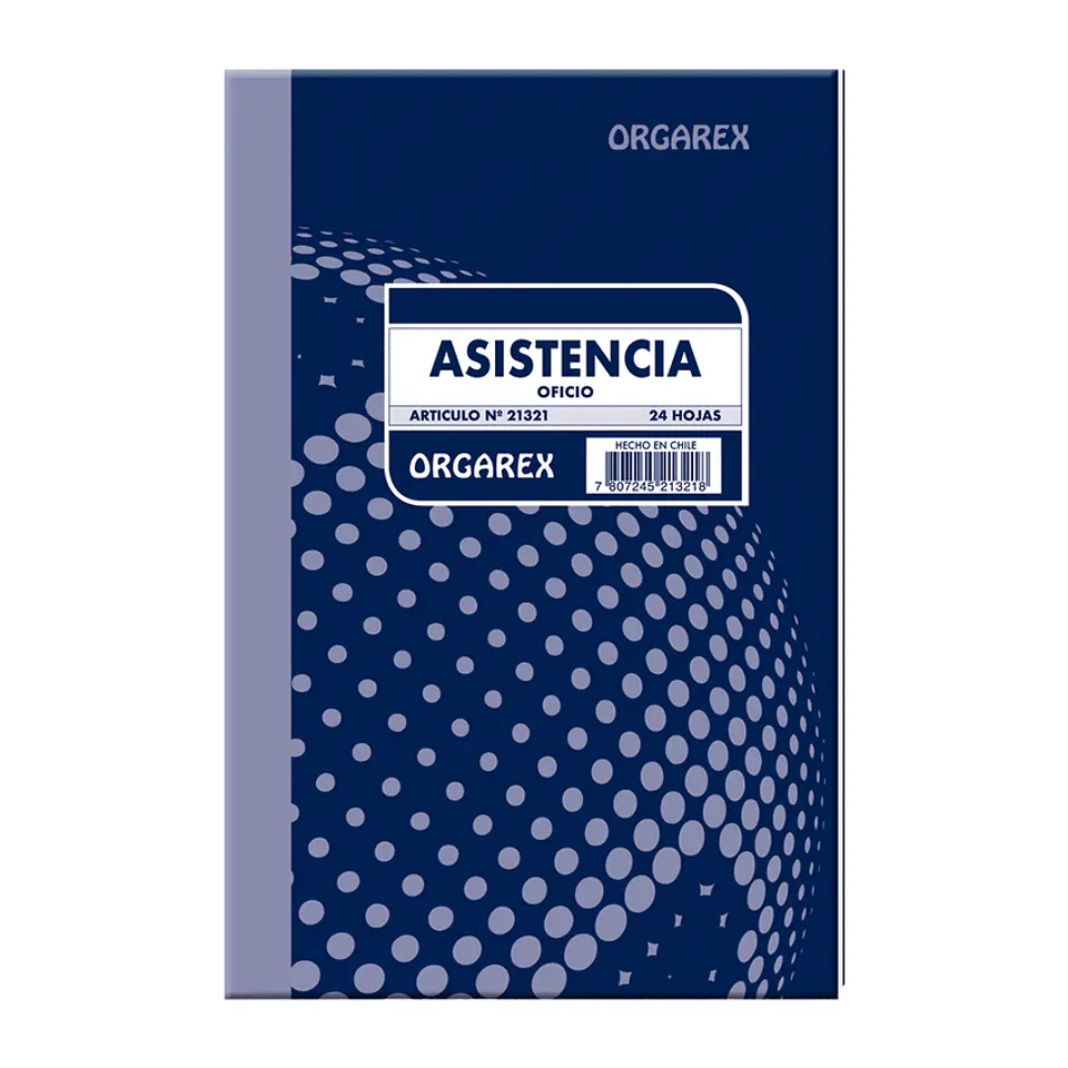 Libro Asistencia Orgarex 24 Hojas 1