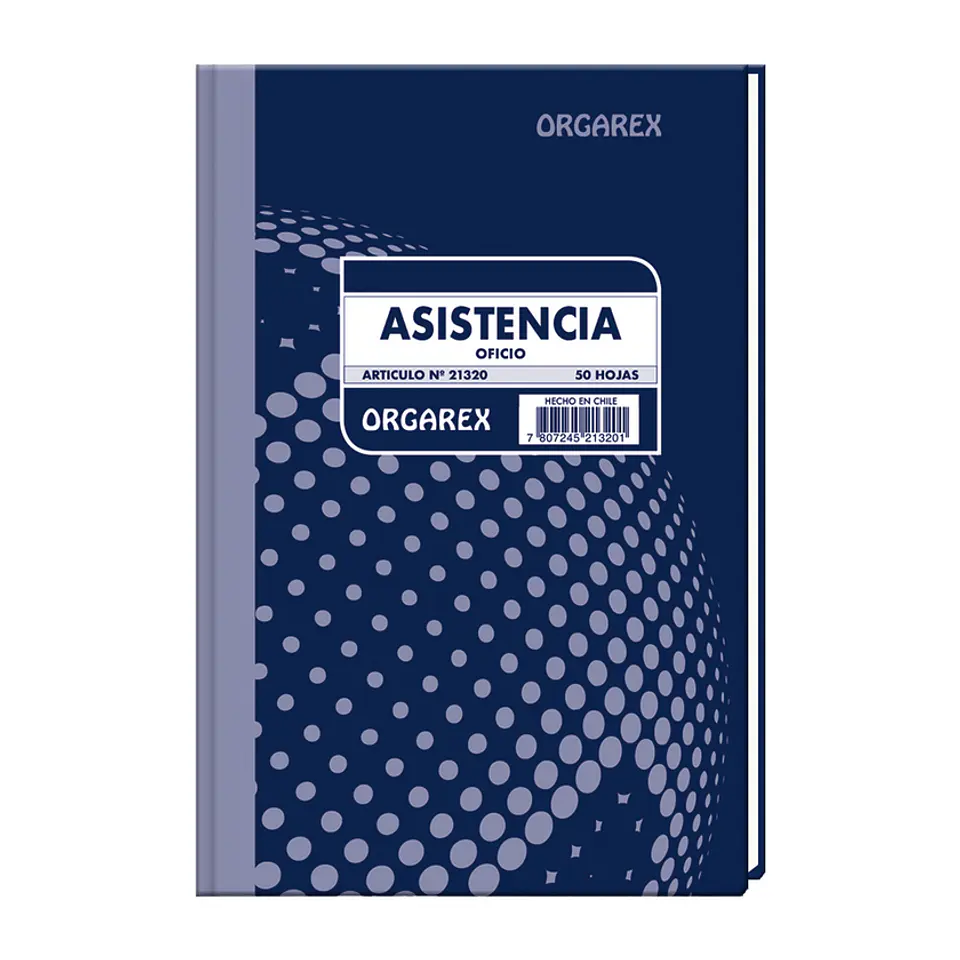 Libro Asistencia Orgarex 50 Hojas 1