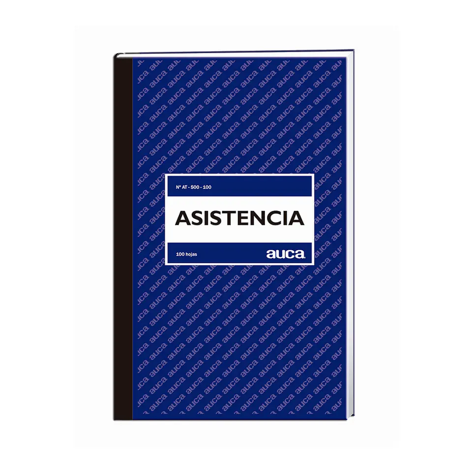 Libro Asistencia Auca At-500- 100 Hojas 1