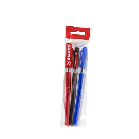 Lapices Gel Stabilo 0.4mm 3 Colores