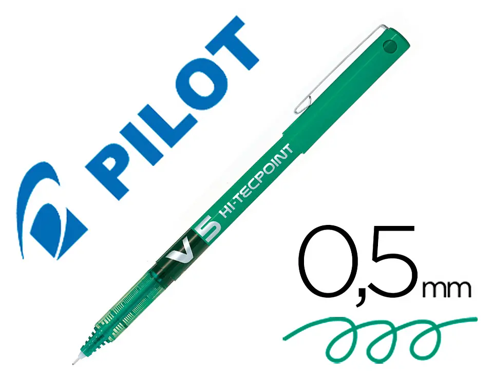 Boligrafo Pilot Hi Tecpoint V5 con grip 3