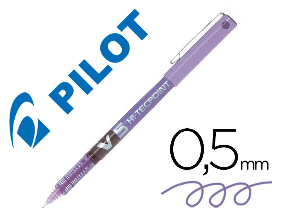Boligrafo Pilot Hi Tecpoint V5 con grip 4