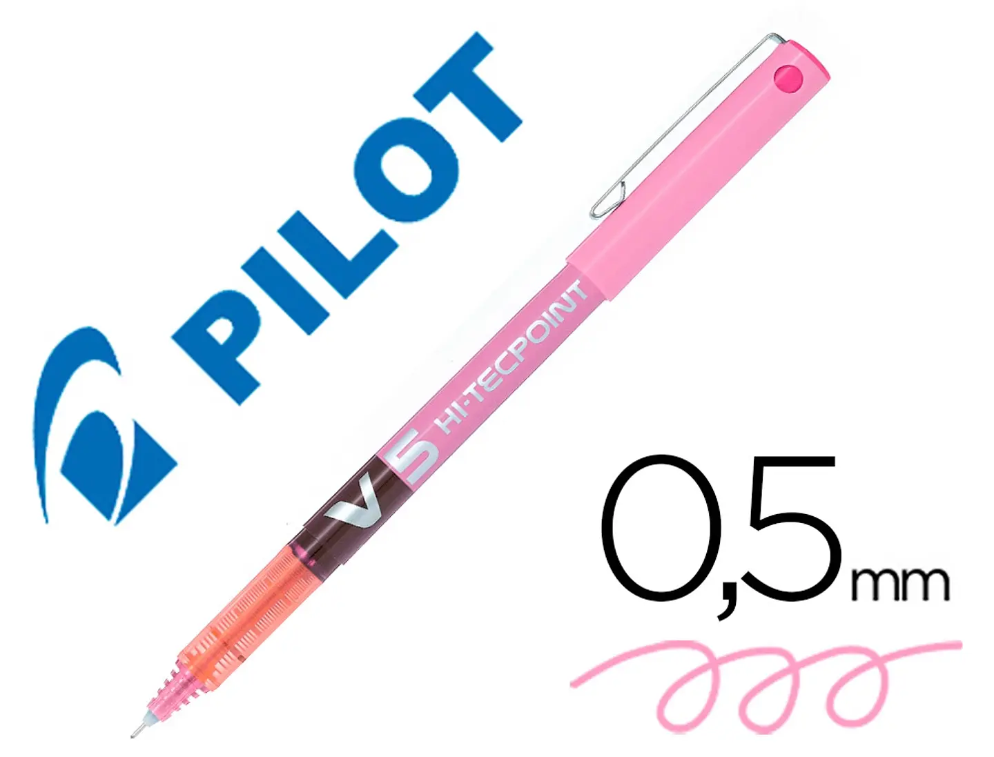 Boligrafo Pilot Hi Tecpoint V5 con grip 5