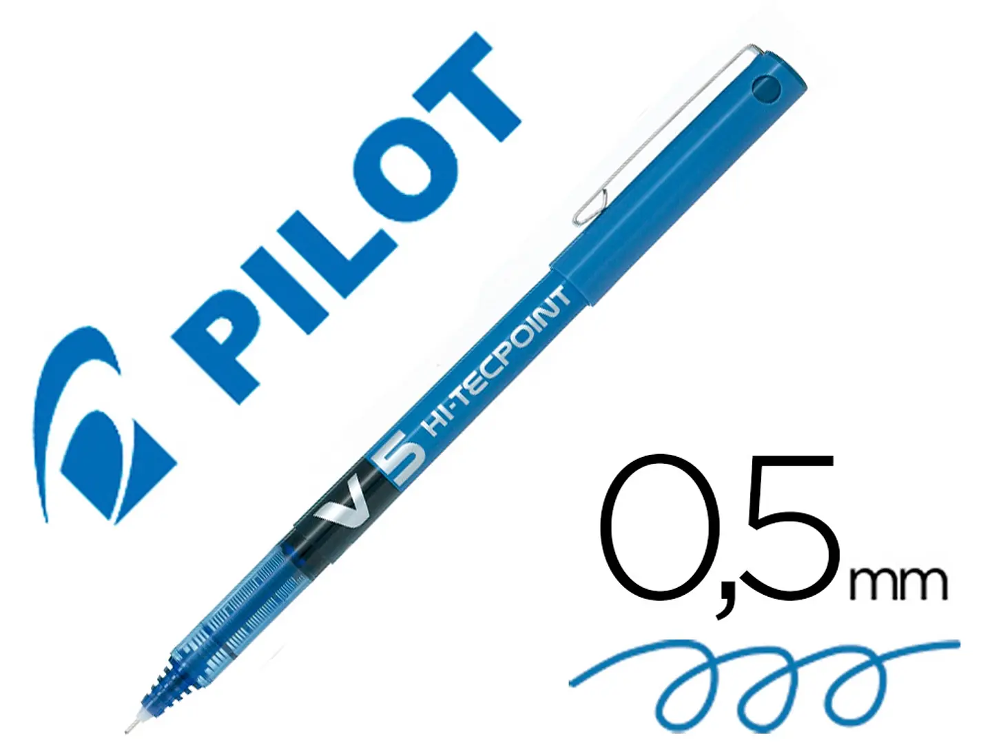 Boligrafo Pilot Hi Tecpoint V5 con grip 6