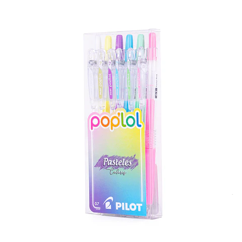 Pilot Pop Lol Colores Pasteles 0.7mm Set de 6 Unidades