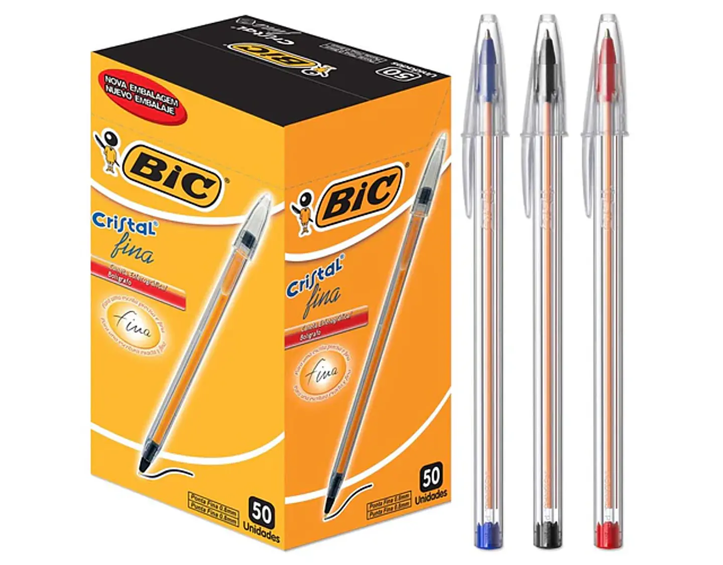 Lápiz Pasta BIC Orange Punta Fina 0.8 mm 1