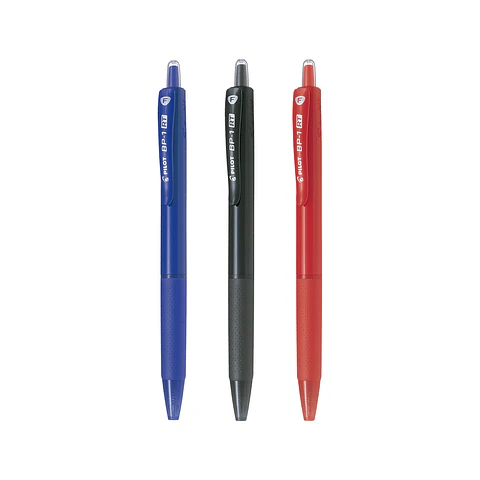 Lápiz Pasta Pilot Bp1 con grip 0.7mm Retráctil