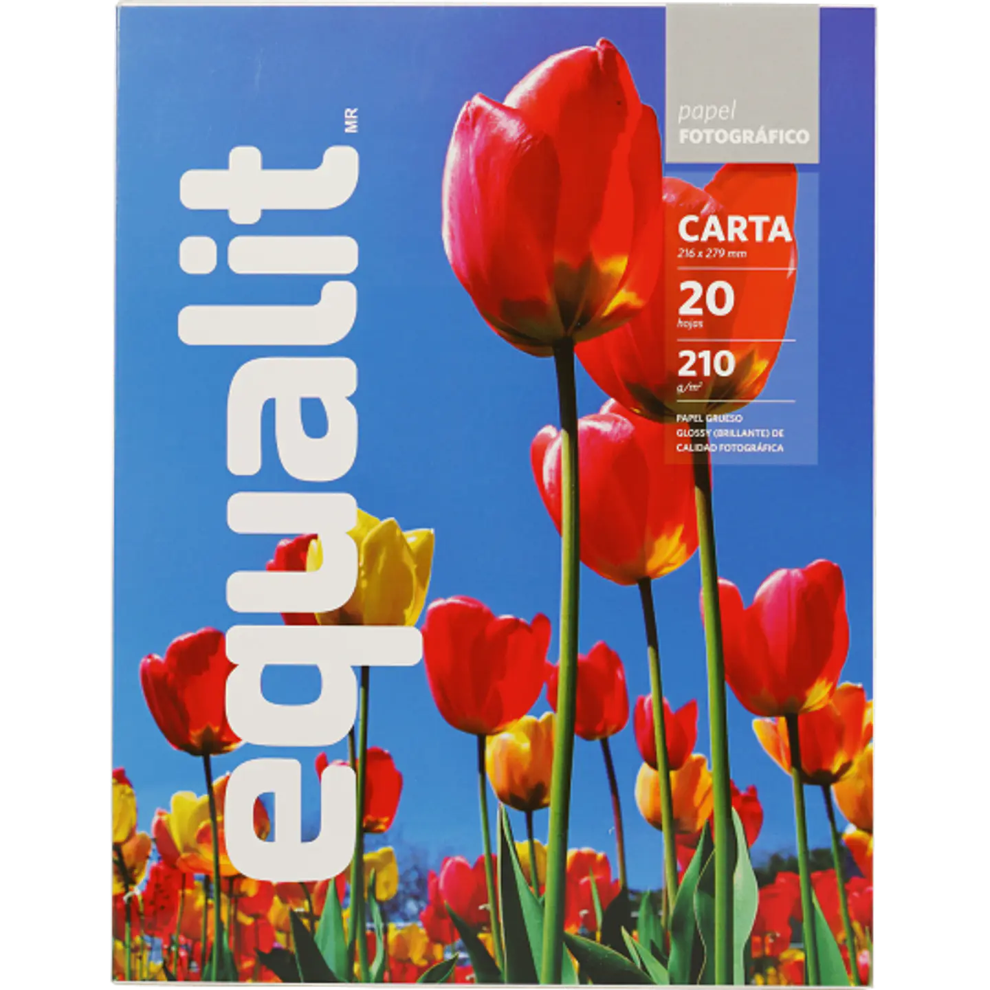 Papel Fotográfico Equalit Carta 210g 20 Hojas 1
