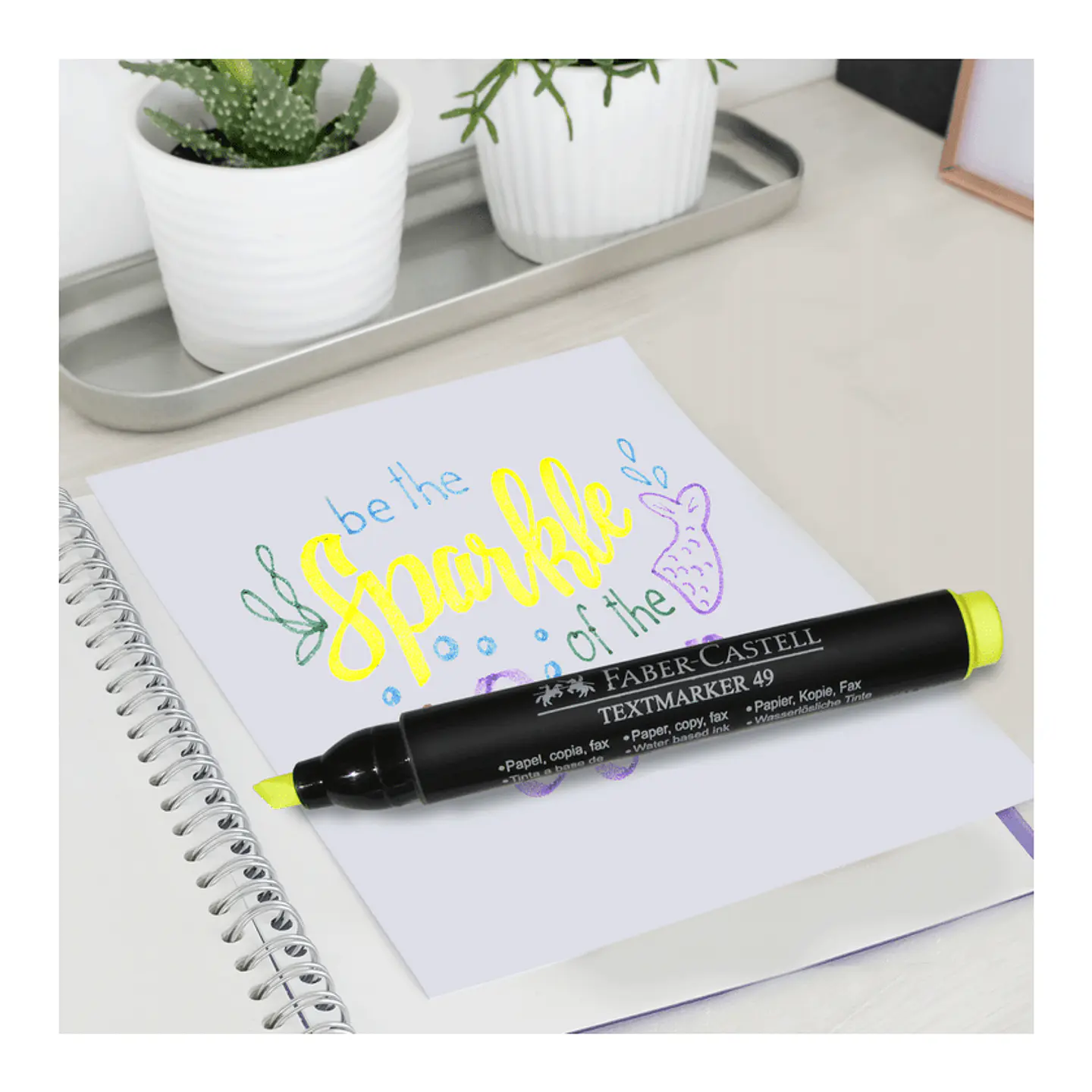 Destacador Faber-Castell Texmarket 1