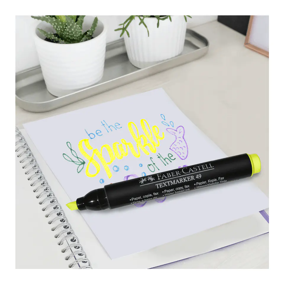 Destacador Faber-Castell Texmarket 1