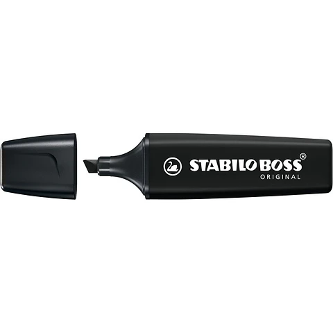 Destacador Stabilo Boss Negro