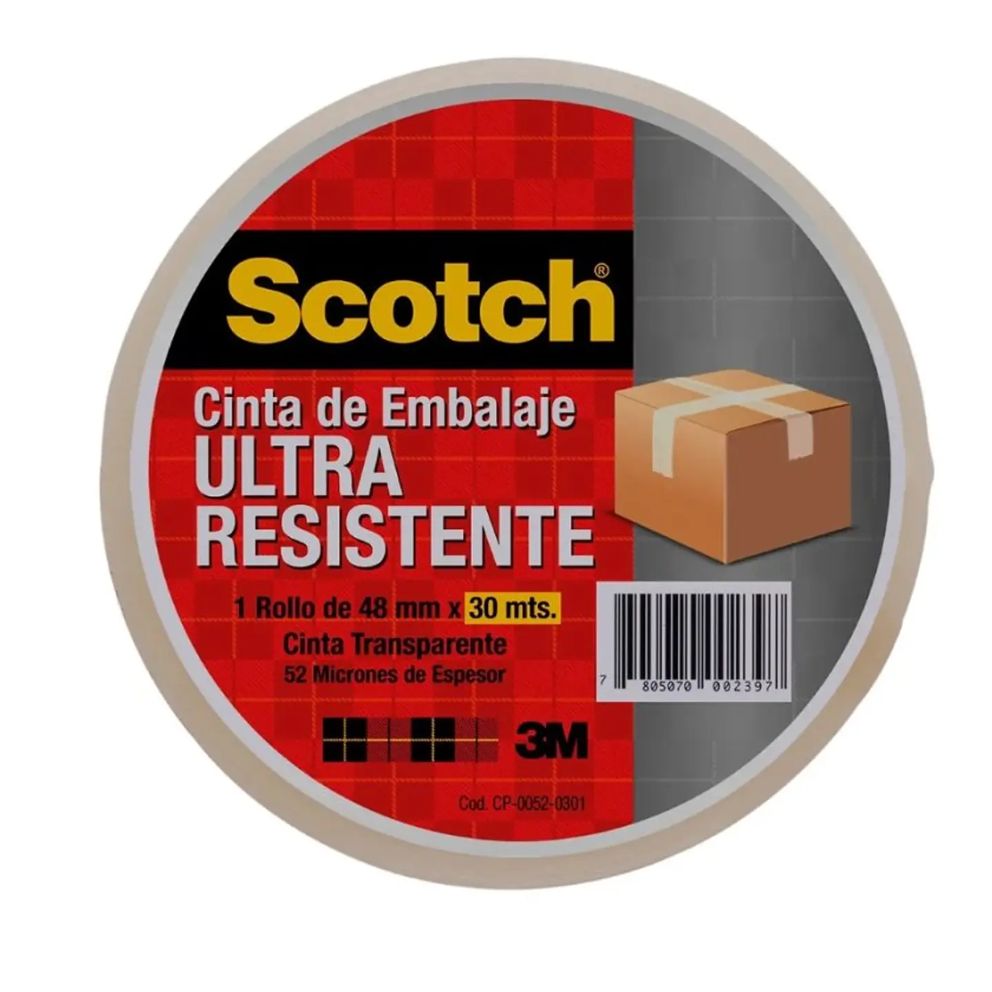 Cinta de Embalaje 3M Scotch Ultra Resistente 48mm*30mt 1