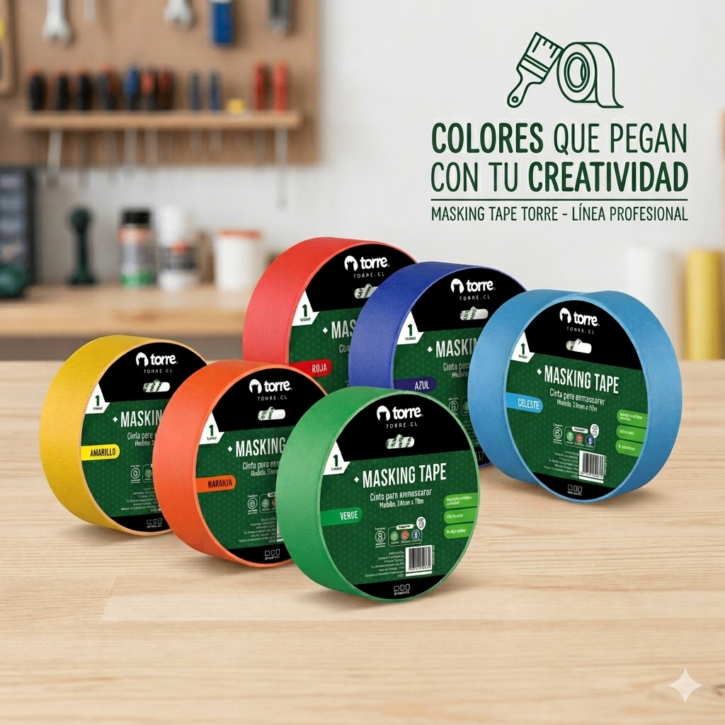 Cinta Masking Tape Enmascarar Uso General 24mm (40 Metros) Bilden