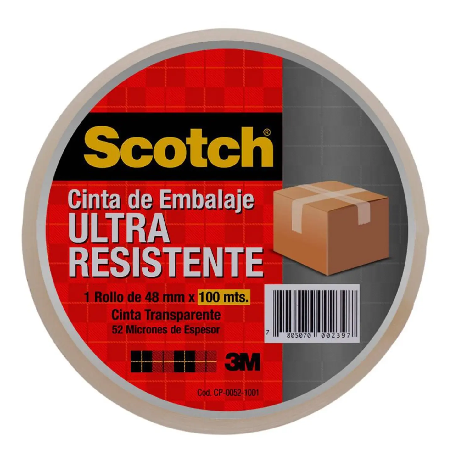 Cinta Embalaje  Transparente3M Scotch 48mm*100mt Ultra Resistente 1
