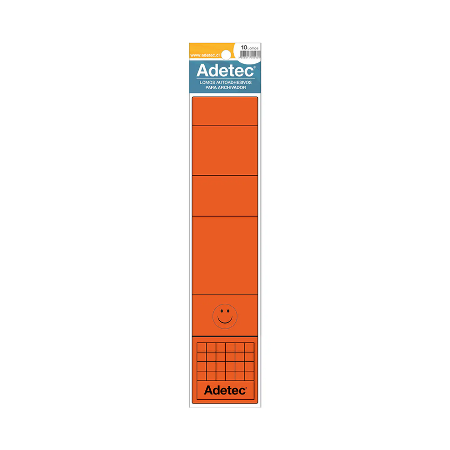 Lomo Archivador Adetec Adhesivo Ancho 10 Unidades 1