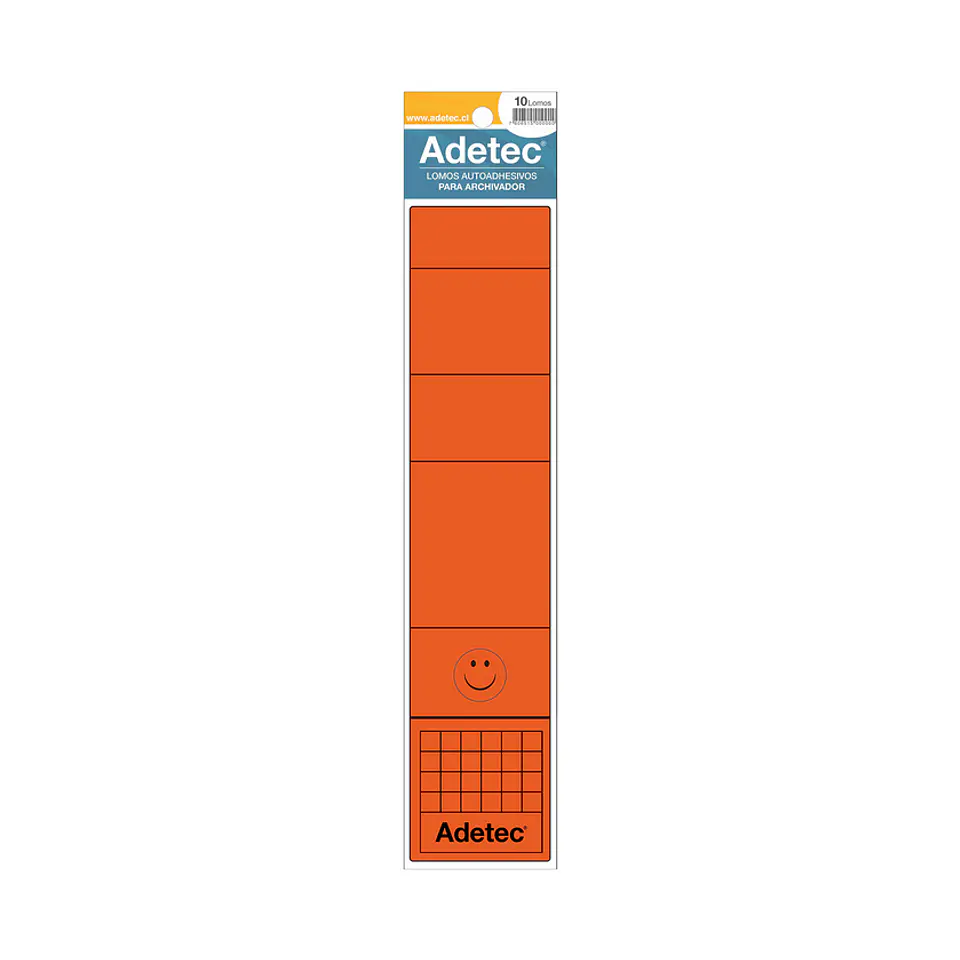 Lomo Archivador Adetec Adhesivo Ancho 10 Unidades 1