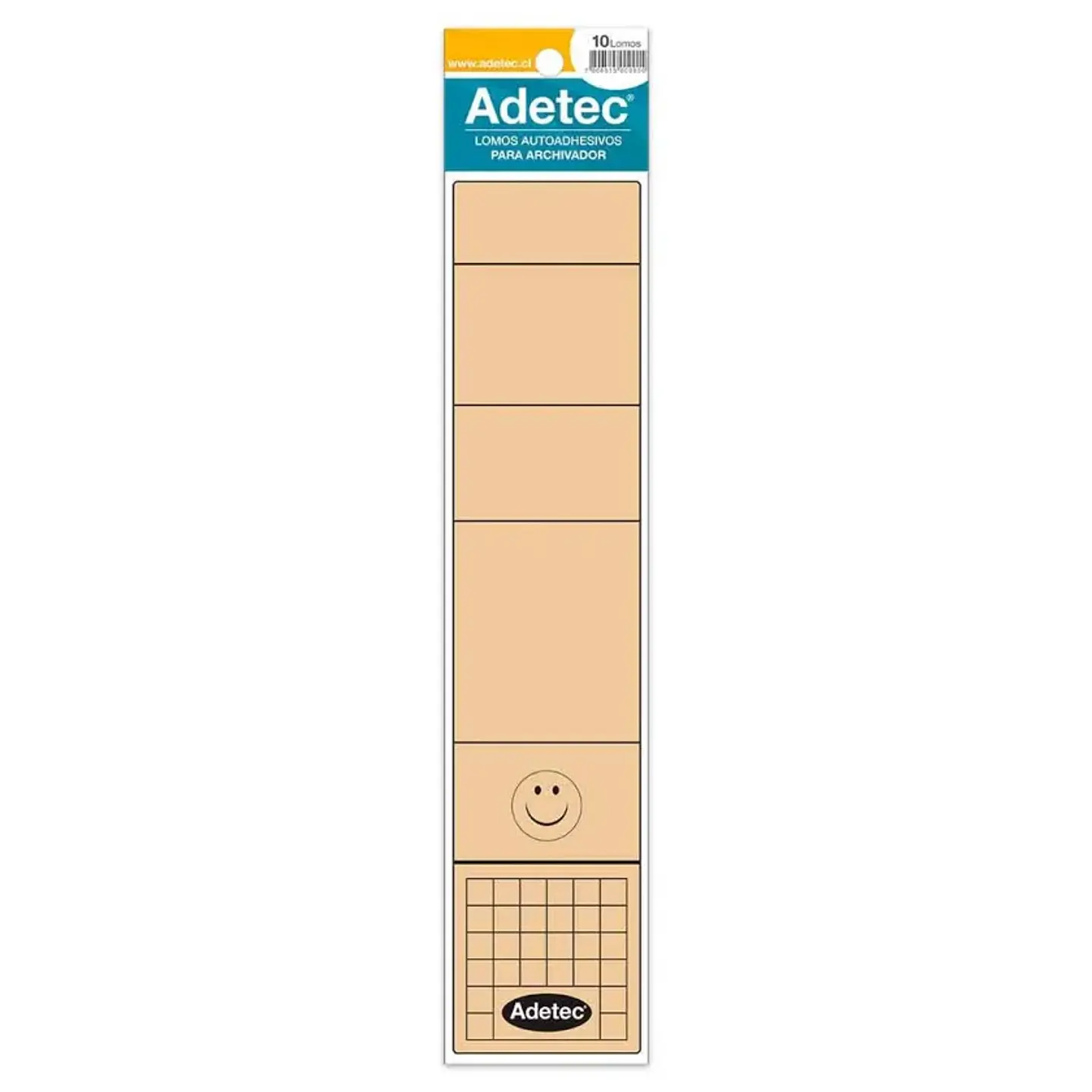 Lomo Archivador Adetec Adhesivo Ancho 10 Unidades 2