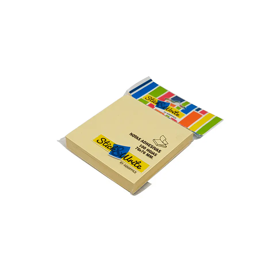 Nota Adhesiva Stick & Write Pop-Up Amarillo 100 Hojas 76x76 mm 1